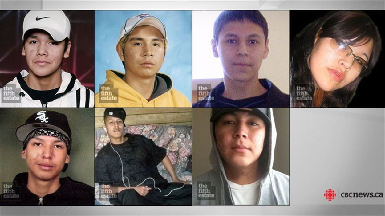 Les sept Autochtones morts à Thunder Bay