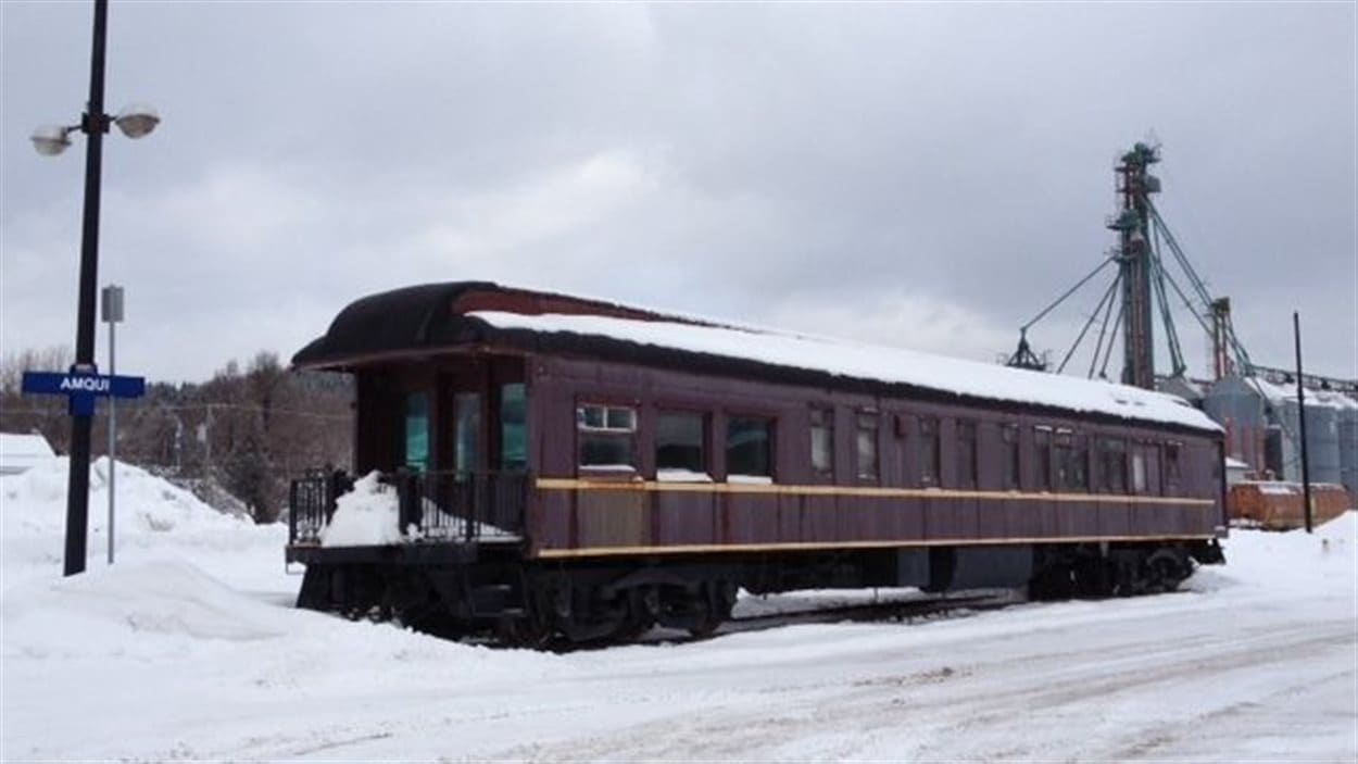 Le wagon Lynnewood à Amqui