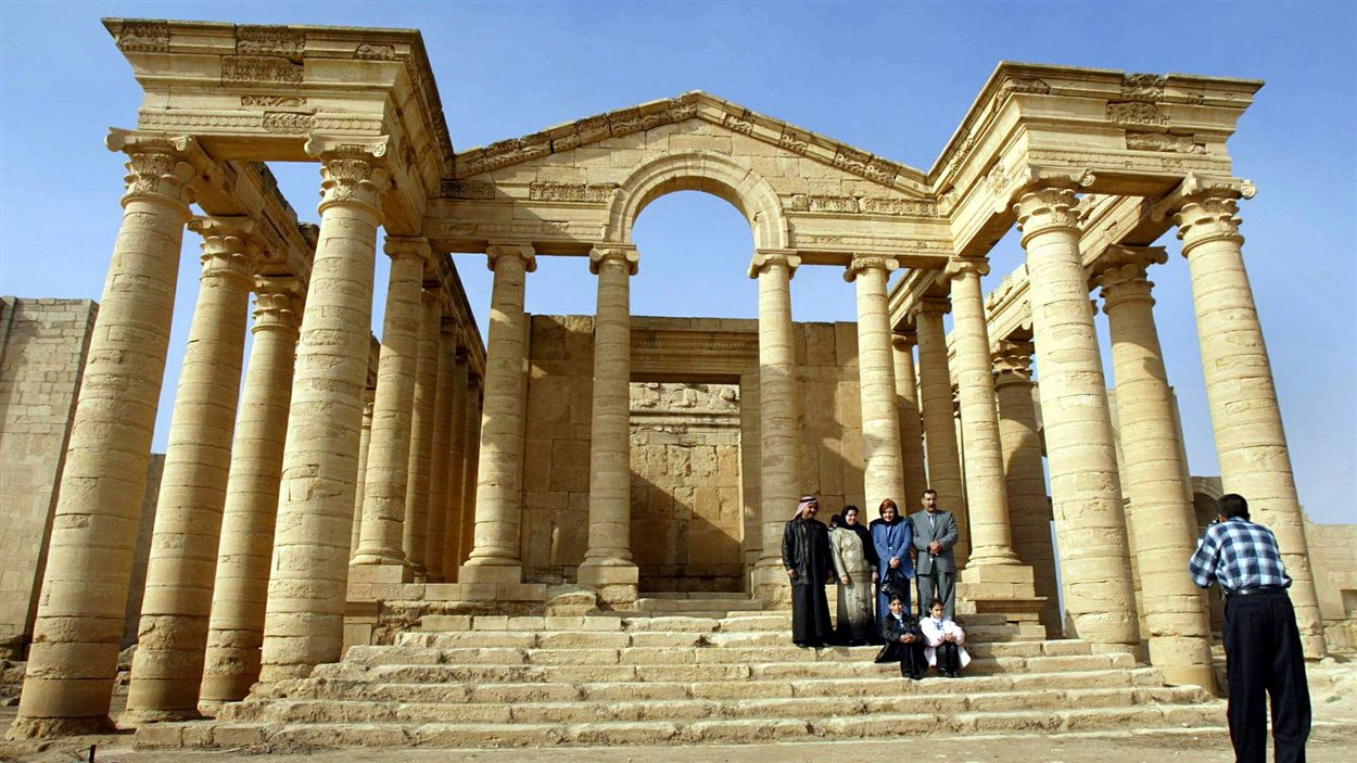 Temple du site historique de Hatra.