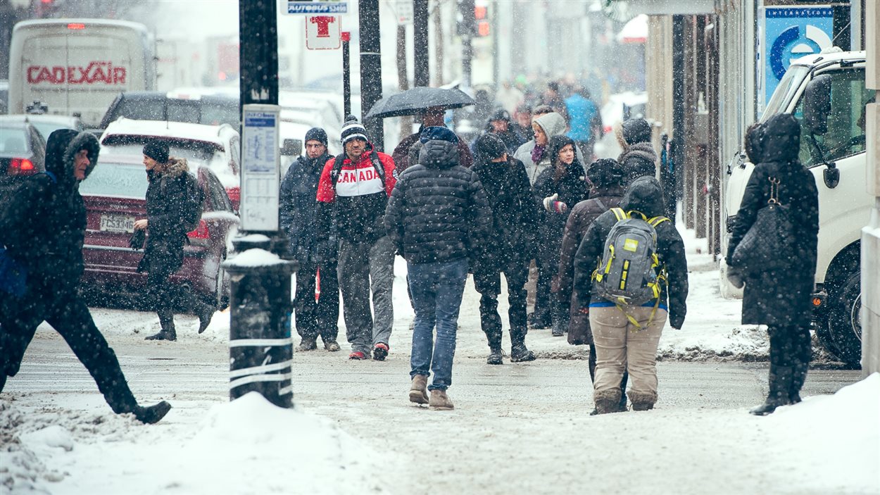 Des trottoirs seront installés sur la rue Sainte-Catherine Ouest au cours des prochaines années.