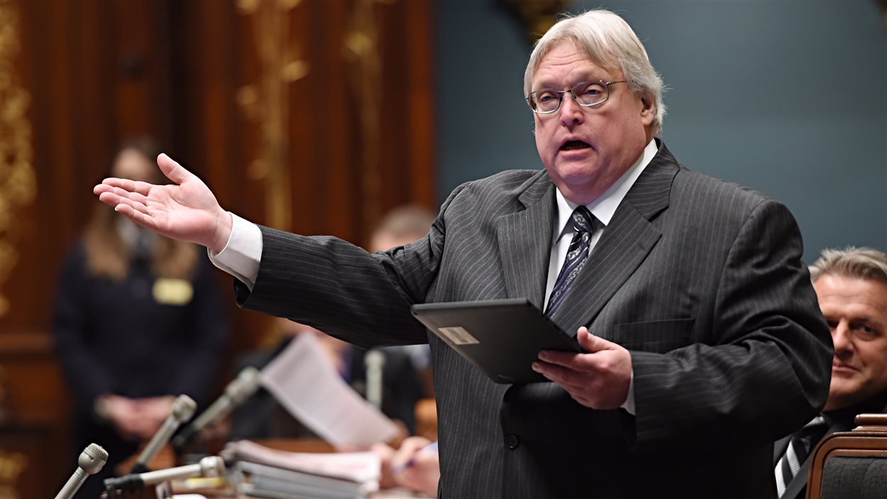 Le ministre de la Santé et des Services sociaux du Québec, Gaétan Barrette