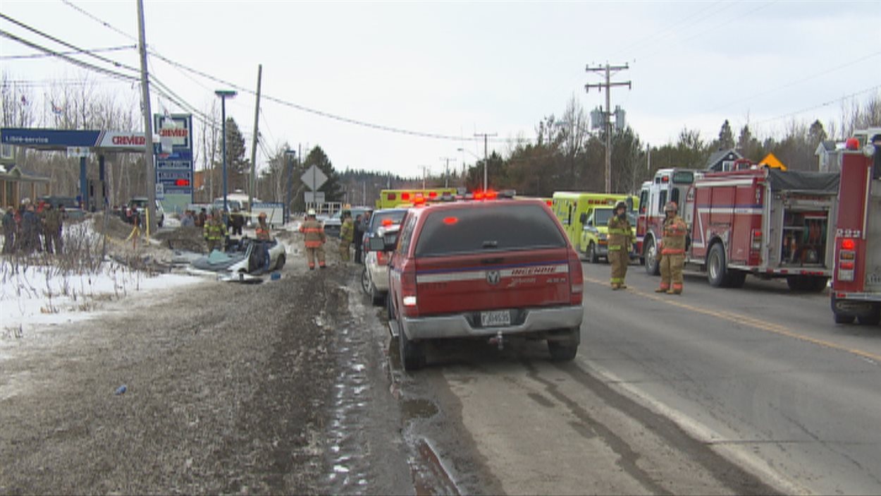 Quatre blessés dans le secteur de LacKénogami RadioCanada
