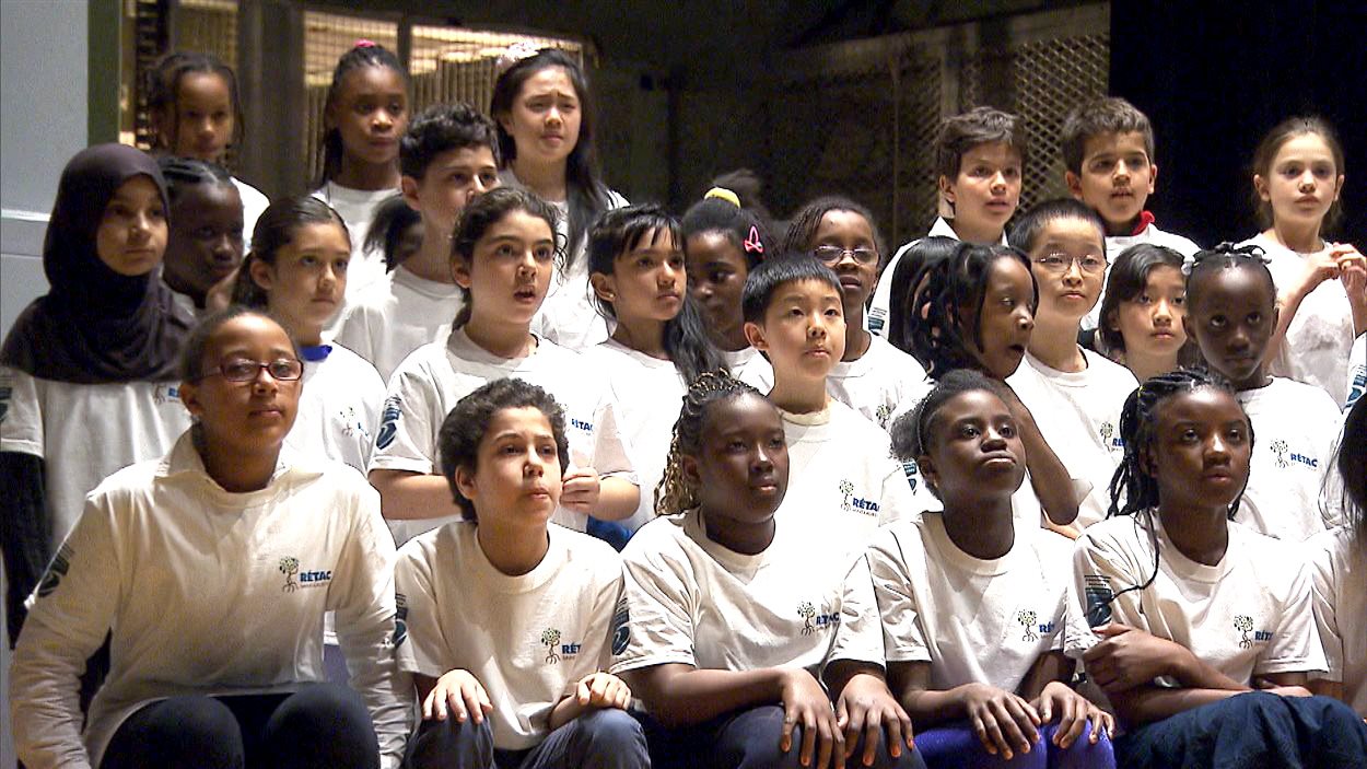 Une chorale composée de 320 jeunes montréalais