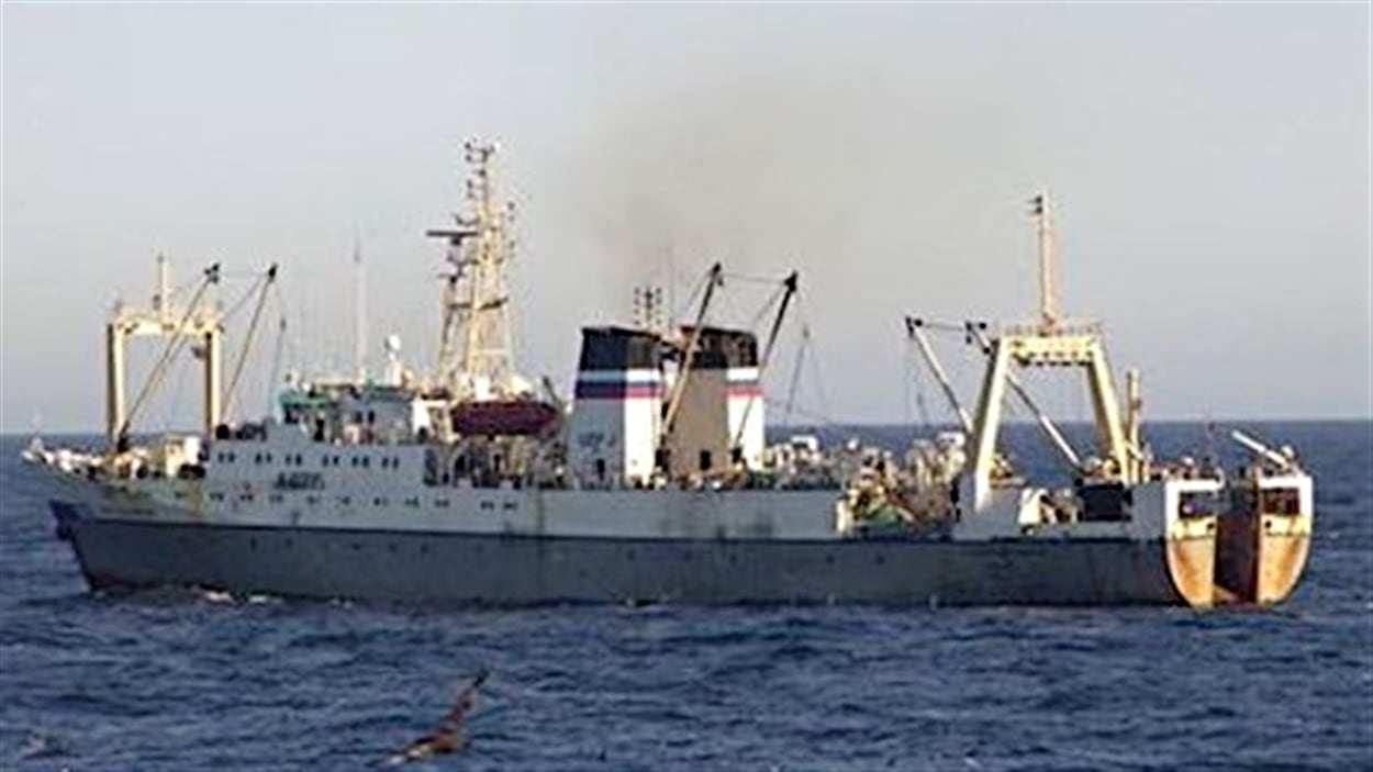 Le chalutier Dalnyi Vostok