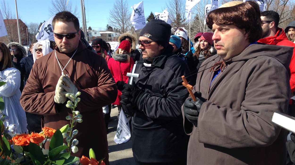 Manifestation des travailleurs des centres jeunesses du Saguenay-Lac-Saint-Jean