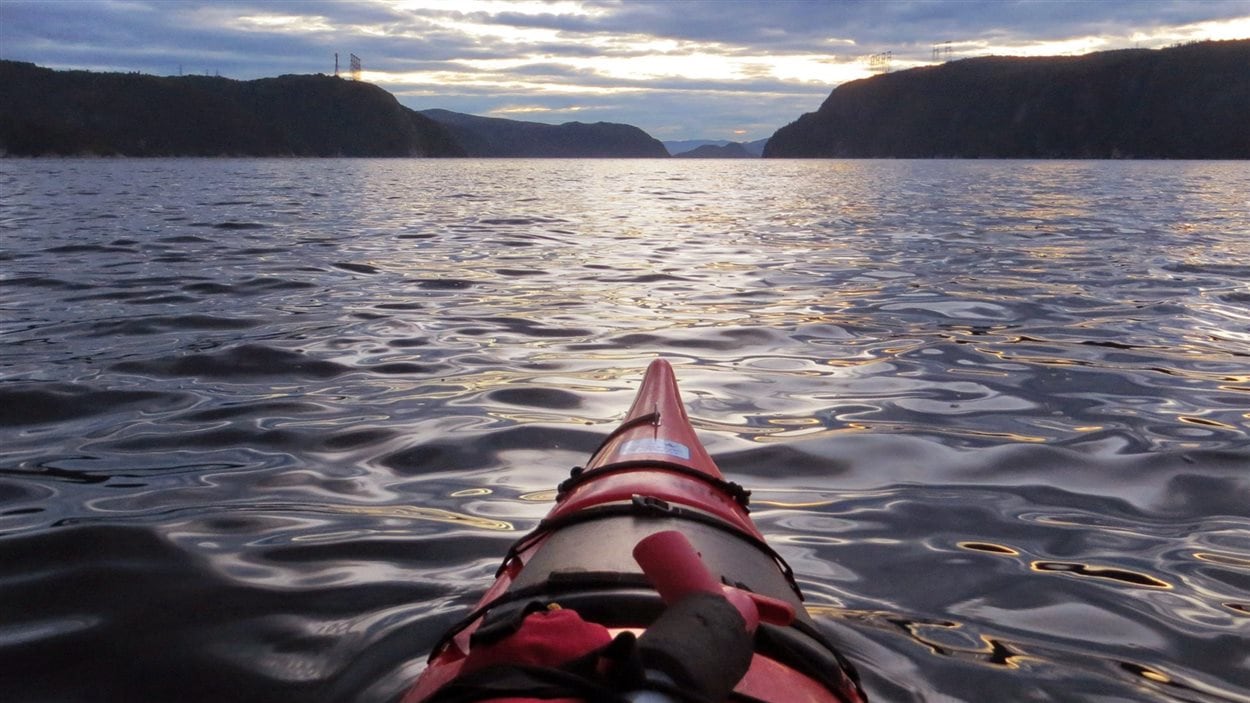 Le fjord du Saguenay, près de Tadoussac