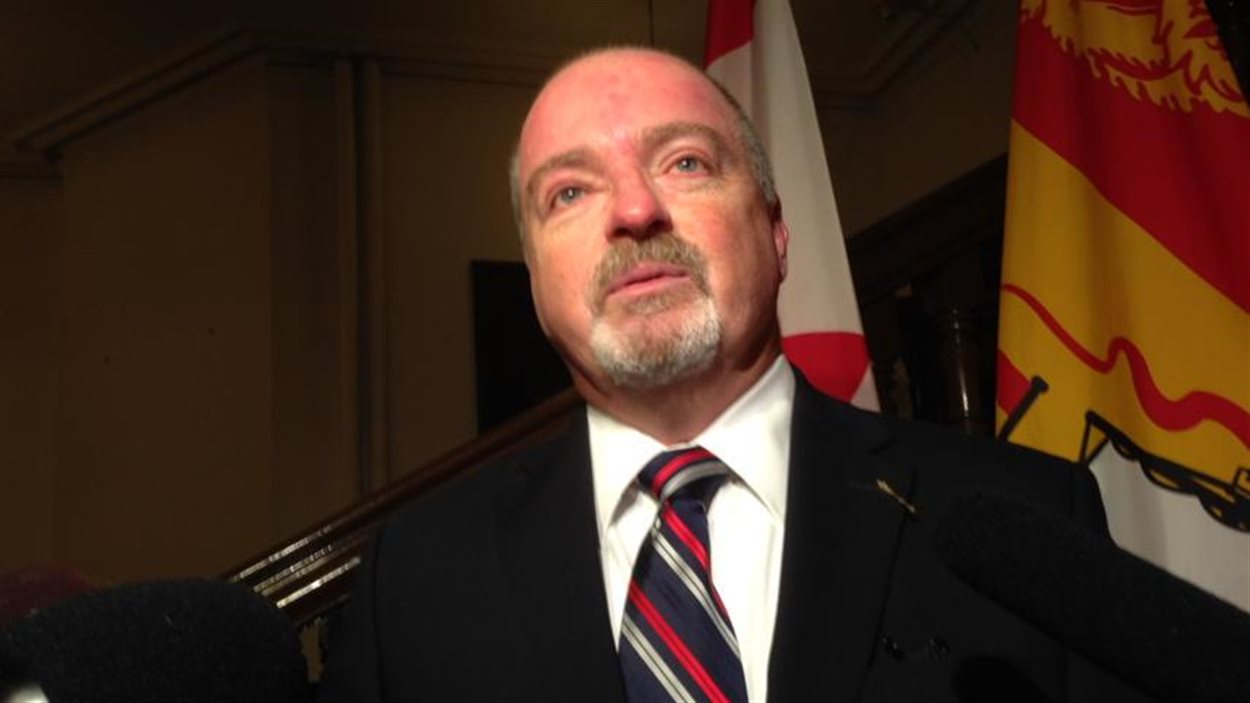 Le chef par intérim du Parti progressiste-conservateur du Nouveau-Brunswick, Bruce Fitch.