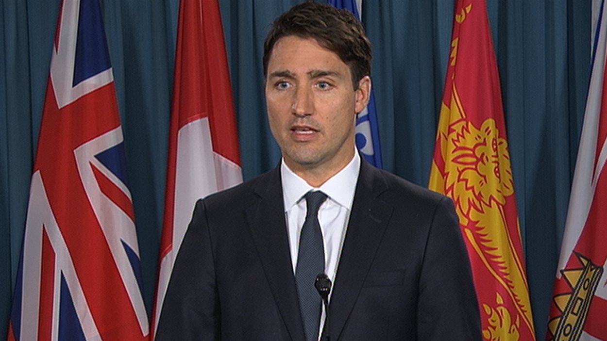 Le chef libéral Justin Trudeau
