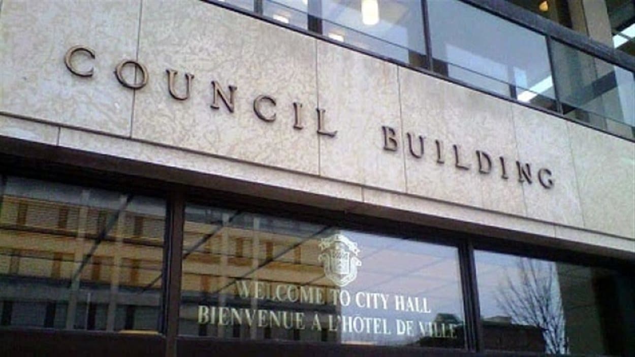L'hôtel de ville de Winnipeg.