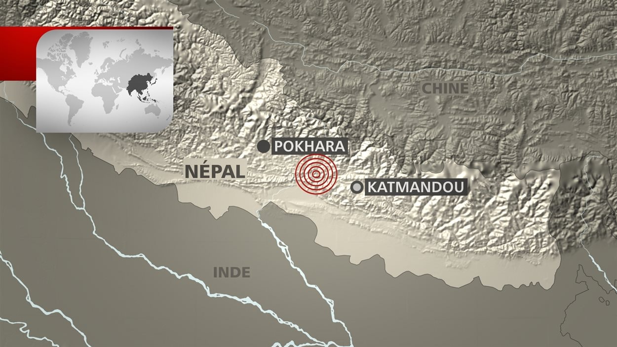 Carte du Nepal