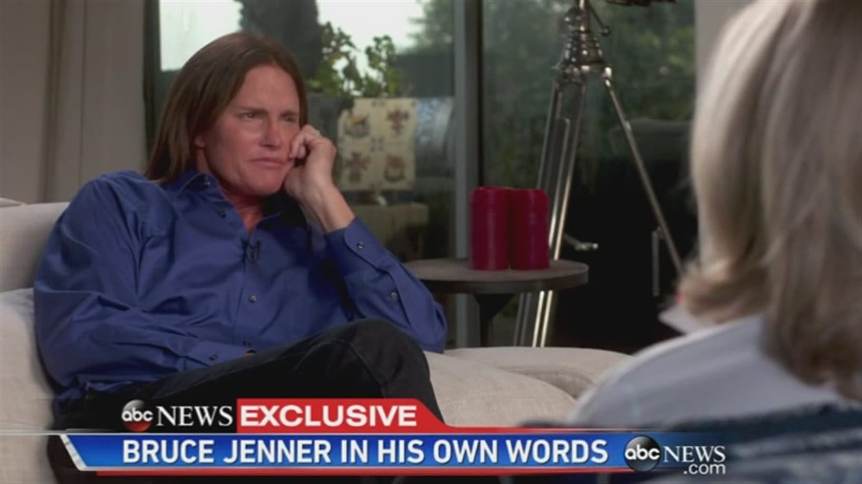 Bruce Jenner en entrevue avec Diane Sawyer.