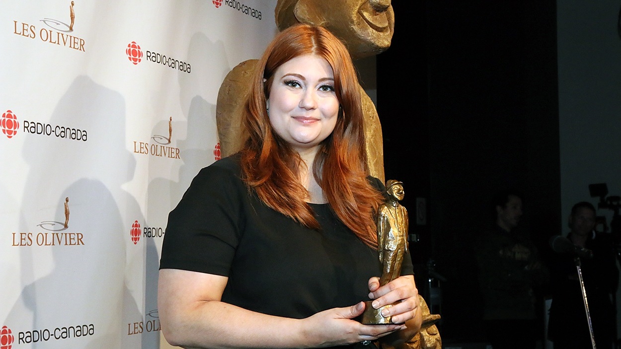 Katherine Levac sacrée découverte de l'année au Gala Les Olivier RadioCanada.ca