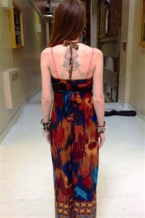 Lauren Wiggins a été suspendue pour avoir portée cette robe à son école