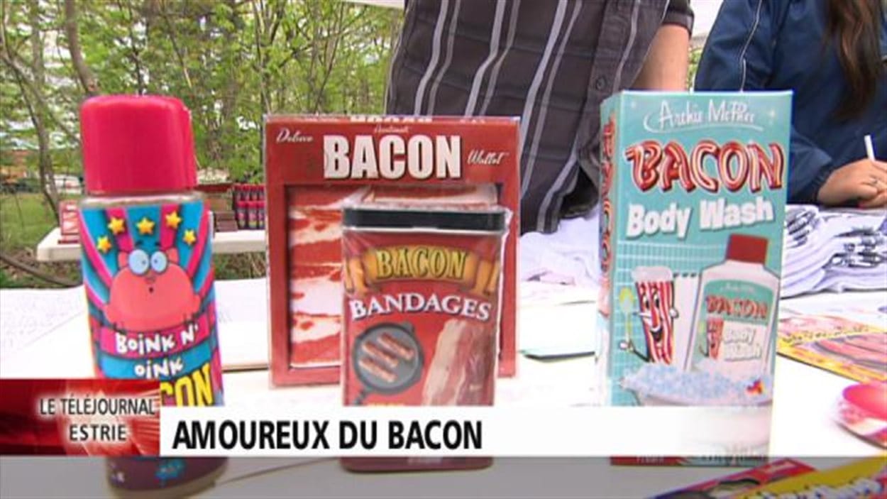 Le Festival du Bacon de Sherbrooke attire les foules.