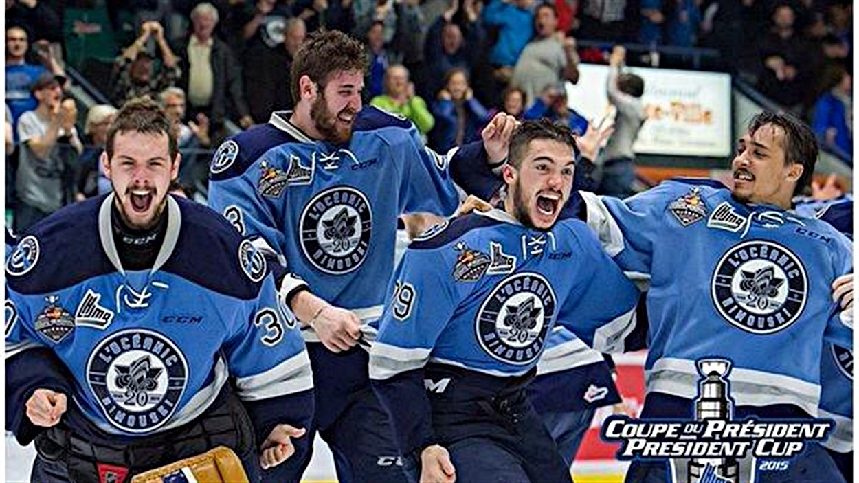 L'Océanic de Rimouski, gagnant de la Coupe du Président 2015