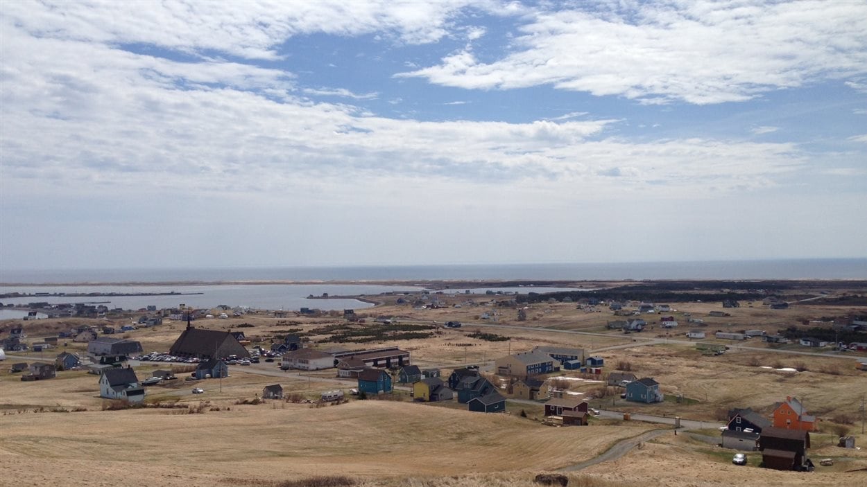 Paysage du Havre-Aubert aux Îles-de-la-Madeleine