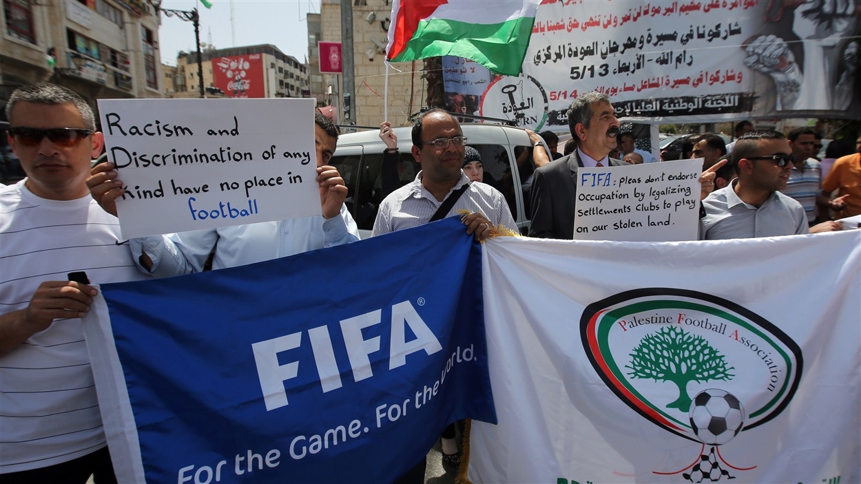 Le conflit IsraëlPalestine au soccer RadioCanada