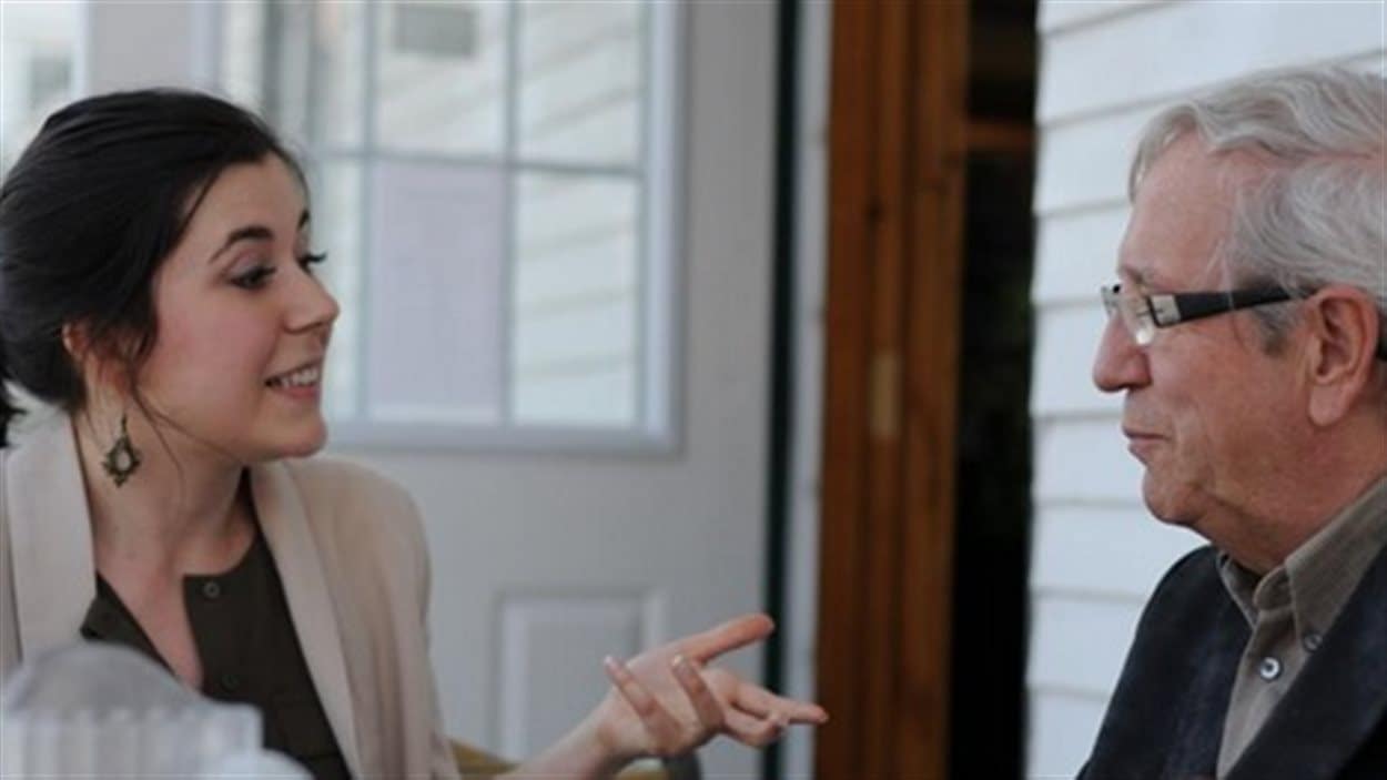 Catherine Fournier, candidate du Bloc dans Montarville et Louis Plamondon, député du Bloc dans Bas-Richelieu—Nicolet—Bécancour