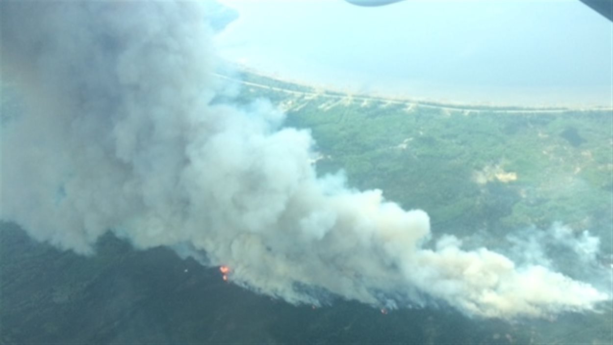 Le feu de forêt a déjà brûlé quelque 300 hectares.