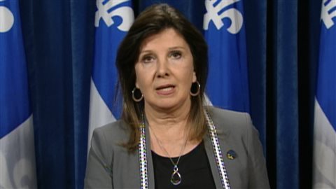 La porte-parole du Parti québécois en matière de santé, Diane Lamarre.