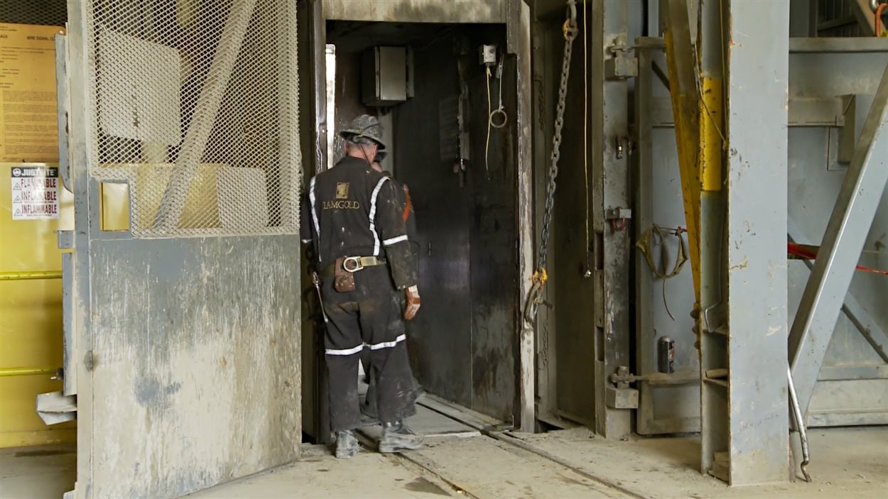 Images tournée à la mine Westwood de Preissac, en Abitibi