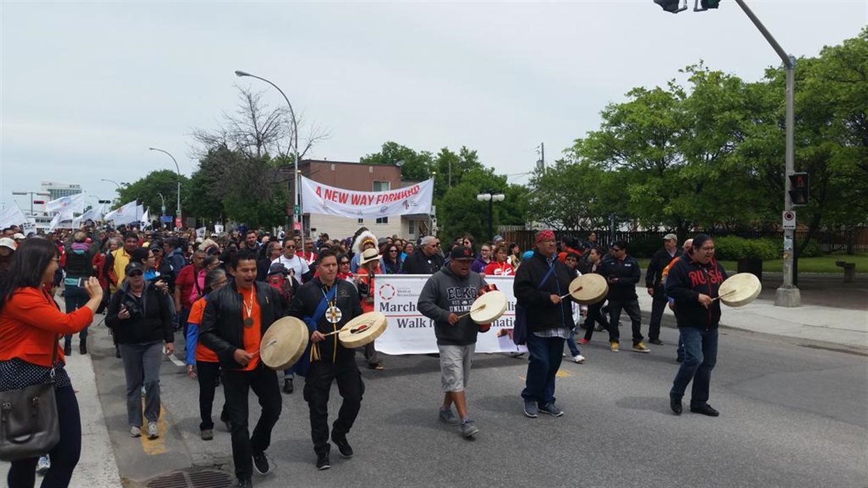 Marche de la réconciliation à Ottawa.