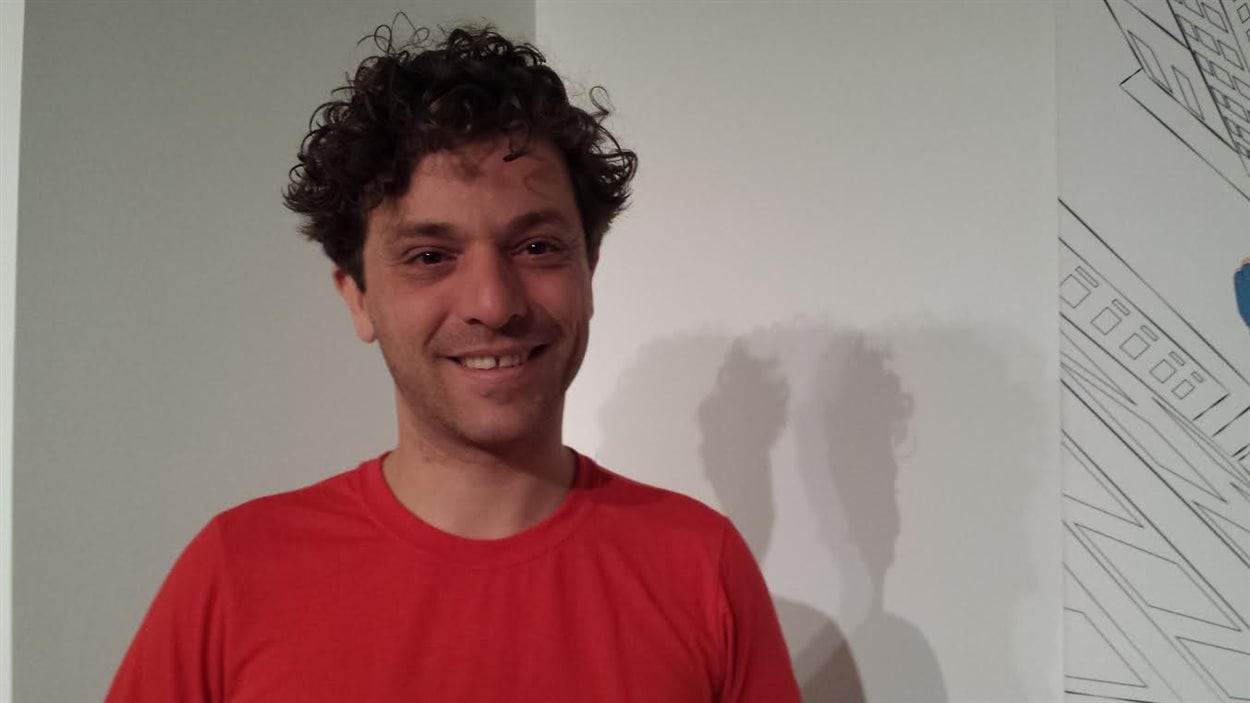 Le comédien Alexandre Castonguay