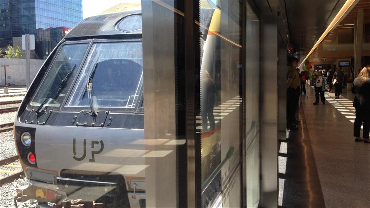 UP Express : presque vide, selon des militants | Radio-Canada