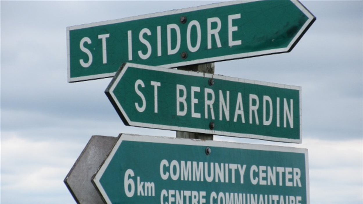 Saint-Isidore et Saint-Bernardin, les deux villages qui accueilleraient les projets en question.