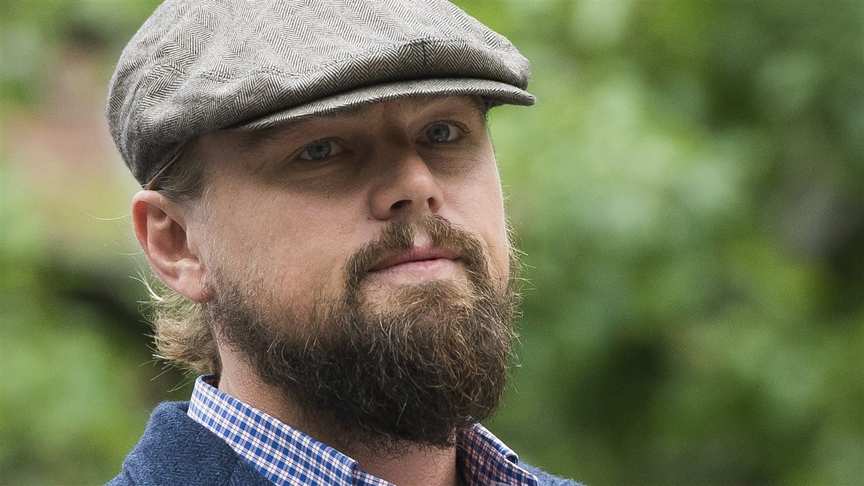 Leonard DiCaprio au lancement de la campagne « 100% »