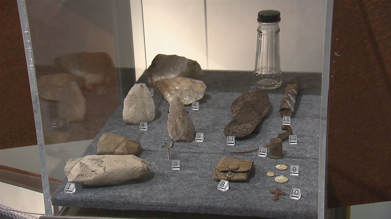 Des artefacts au Centre Archéo Topo de Bergeronnes