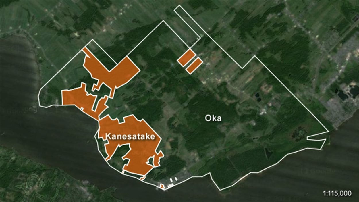Carte d'Oka et de Kanesatake