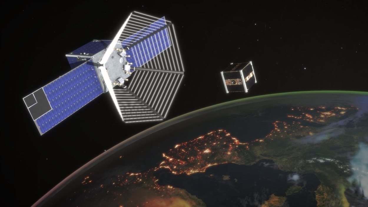 Représentation du satellite