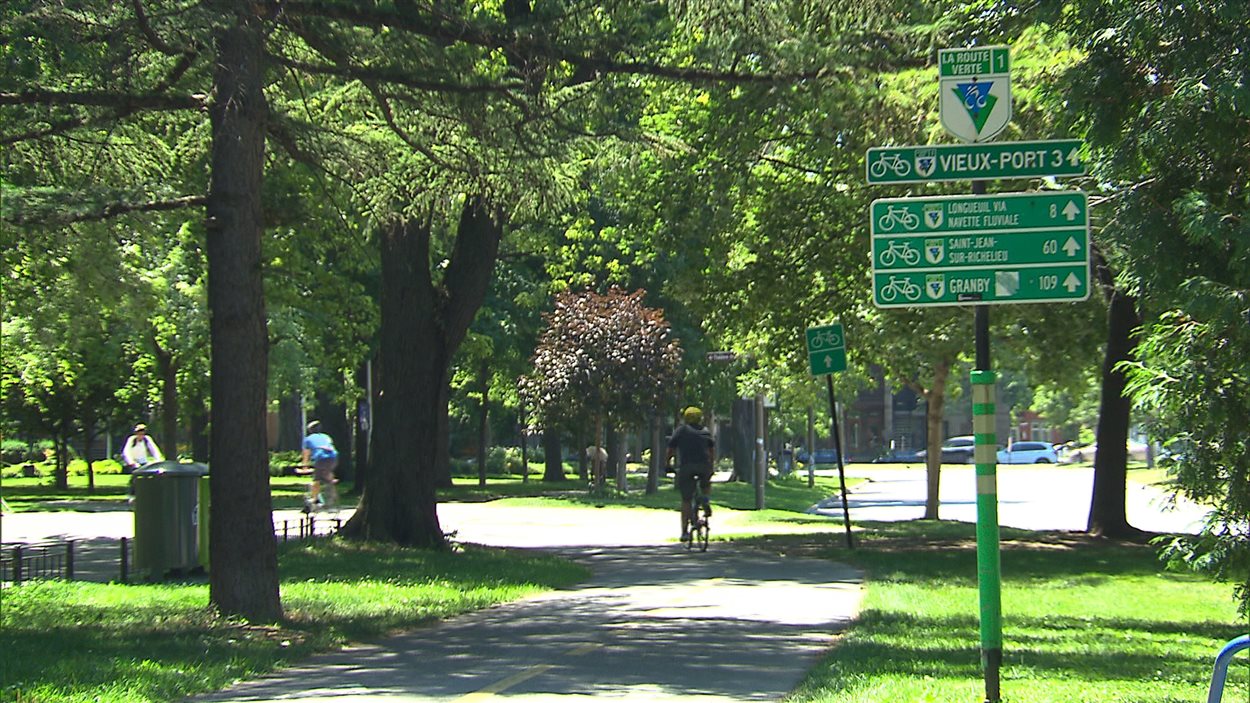 Piste cyclable de la route verte