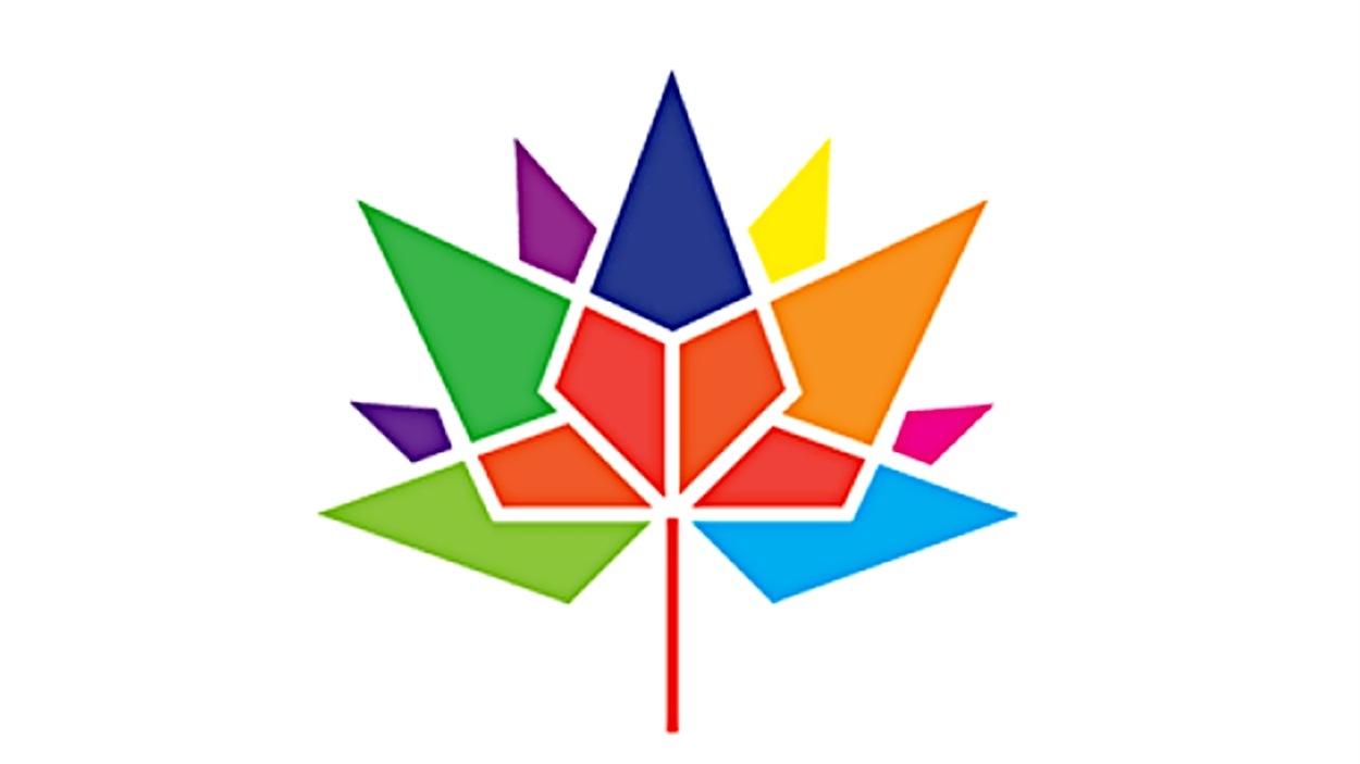 ?Le logo gagnant pour le 150e anniversaire de la Confdération canadienne, en 2017.