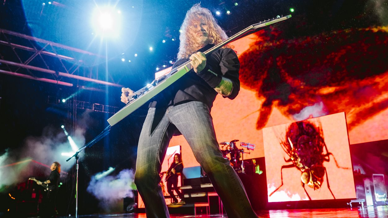 Megadeth le métal à l'honneur au Centre Vidéotron RadioCanada