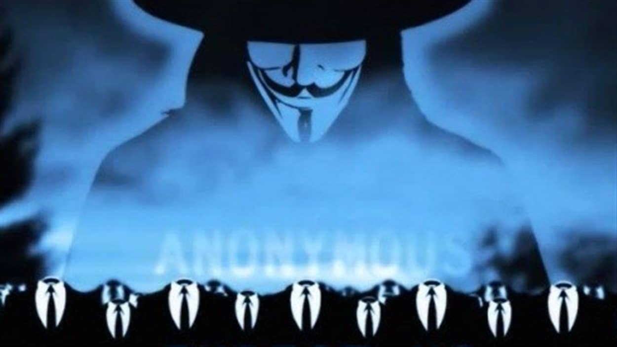 Le collectif Anonymous regroupe des activistes qui s'expriment de façon anonyme sur le web.