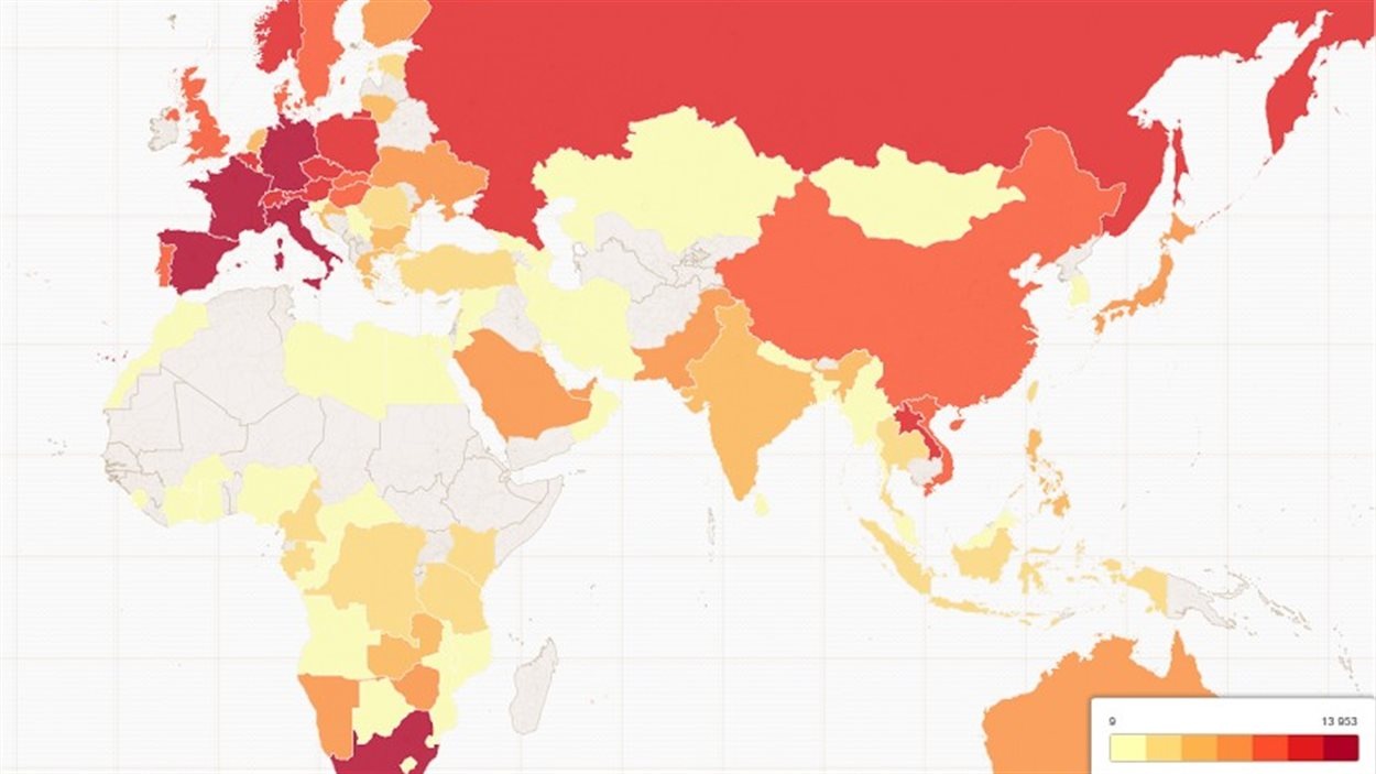 Quel Pays Rapporte Le Plus De Trophees De Chasse Au Lion La Reponse En Carte Les Cartes Week End Radio Canada Ca