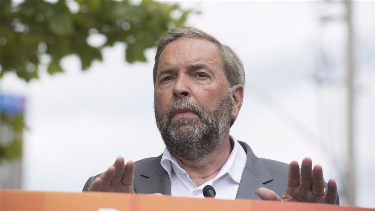 Le chef néo-démocrate Thomas Mulcair (archives)