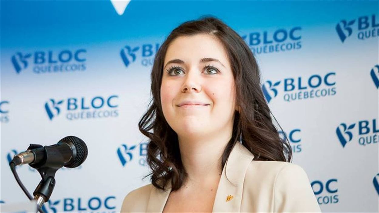 La candidate du Bloc québécois Catherine Fournier