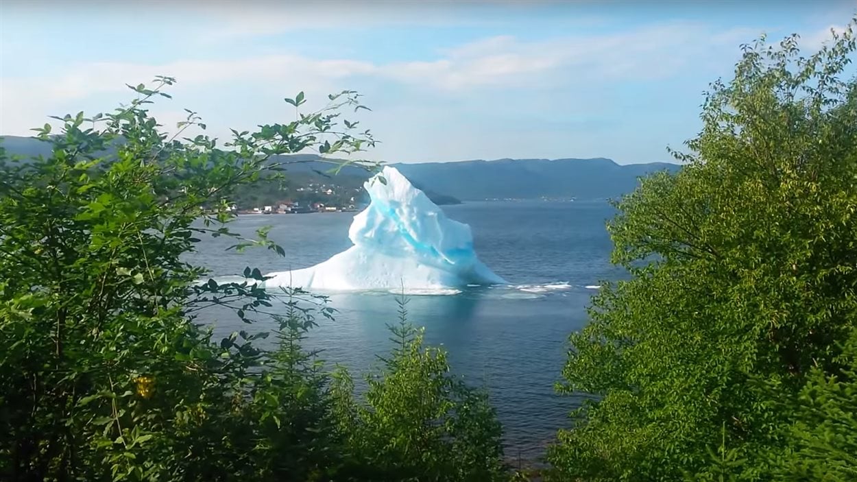 Un iceberg près de King's Point à Terre-Neuve-et-Labrador.