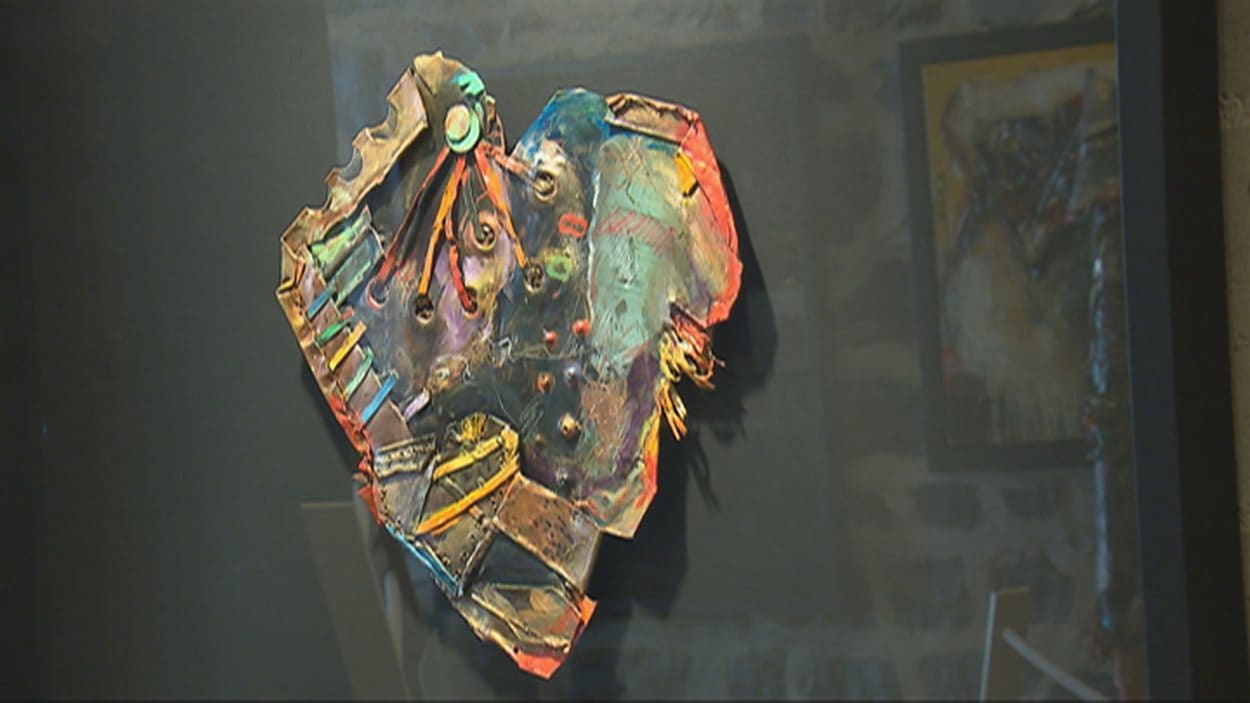 Une oeuvre exposée à la galerie d'art Jean Gaudreau