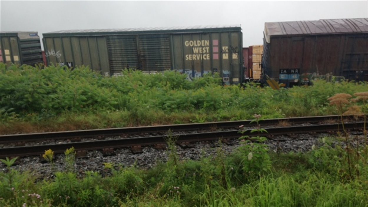 Déraillement de wagons à Farhnam
