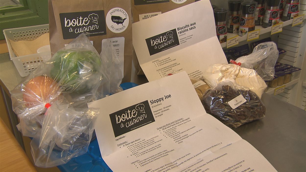 L'épicerie communautaire La Recette lance ses boîtes à cuisiner