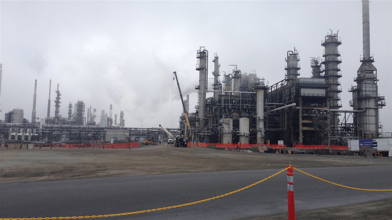 La raffinerie Irving Oil à Saint-Jean, au Nouveau-Brunswick.