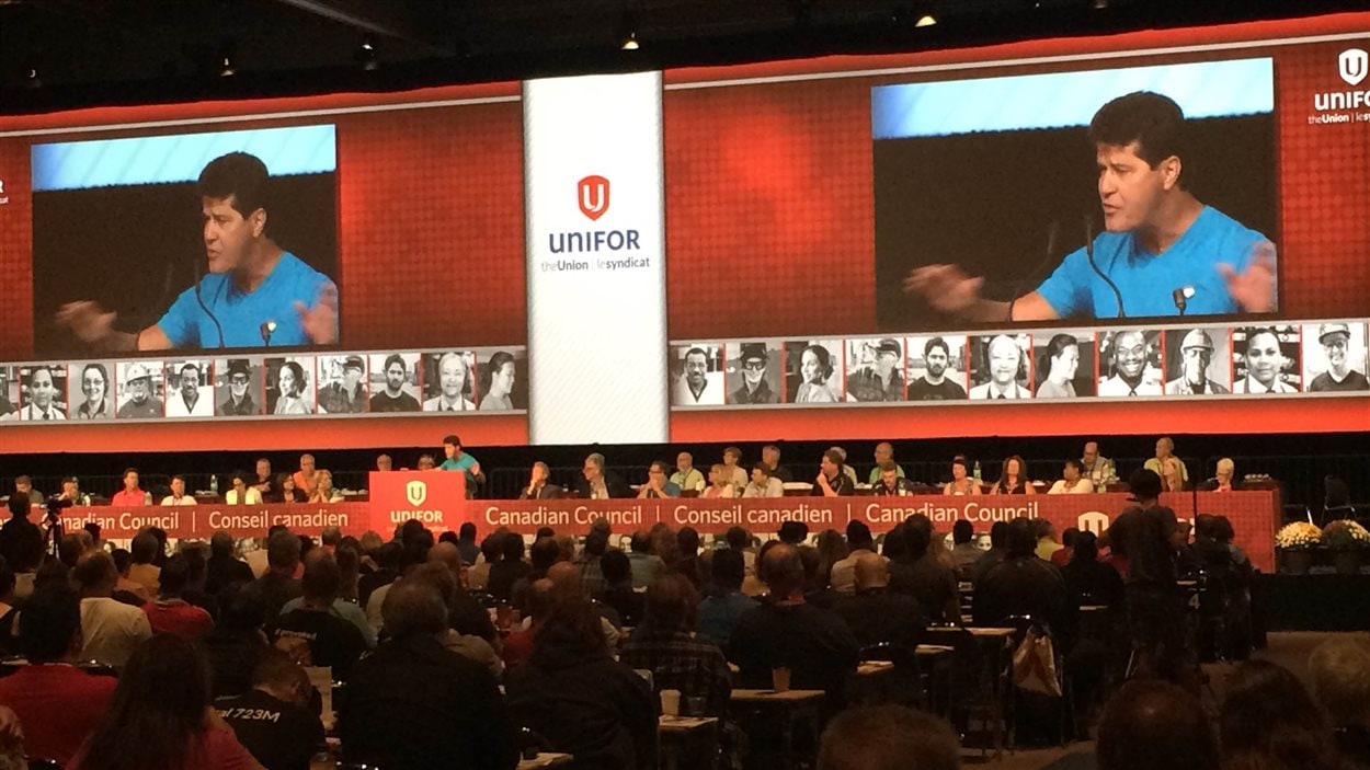 Environ 1000 délégués de partout au pays sont réunis à Montréal du 21 au 23 août dans le cadre du deuxième Conseil canadien d'Unifor.
