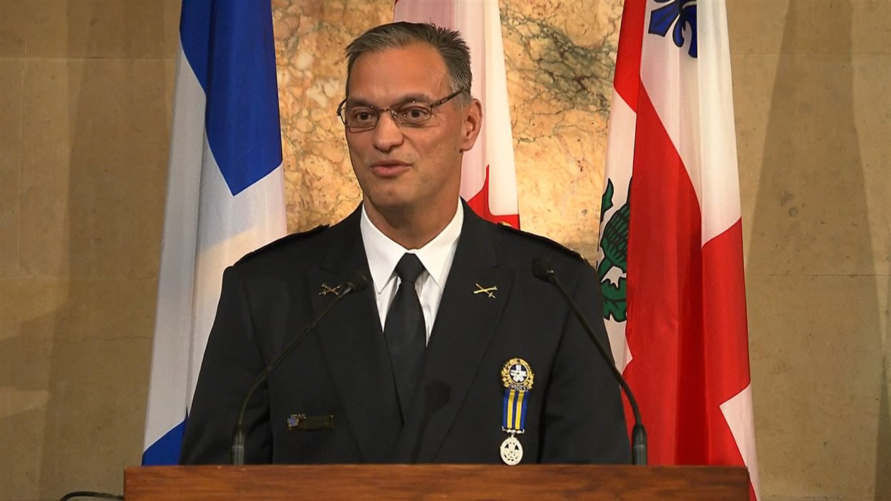 Philippe Pichet, chef du SPVM