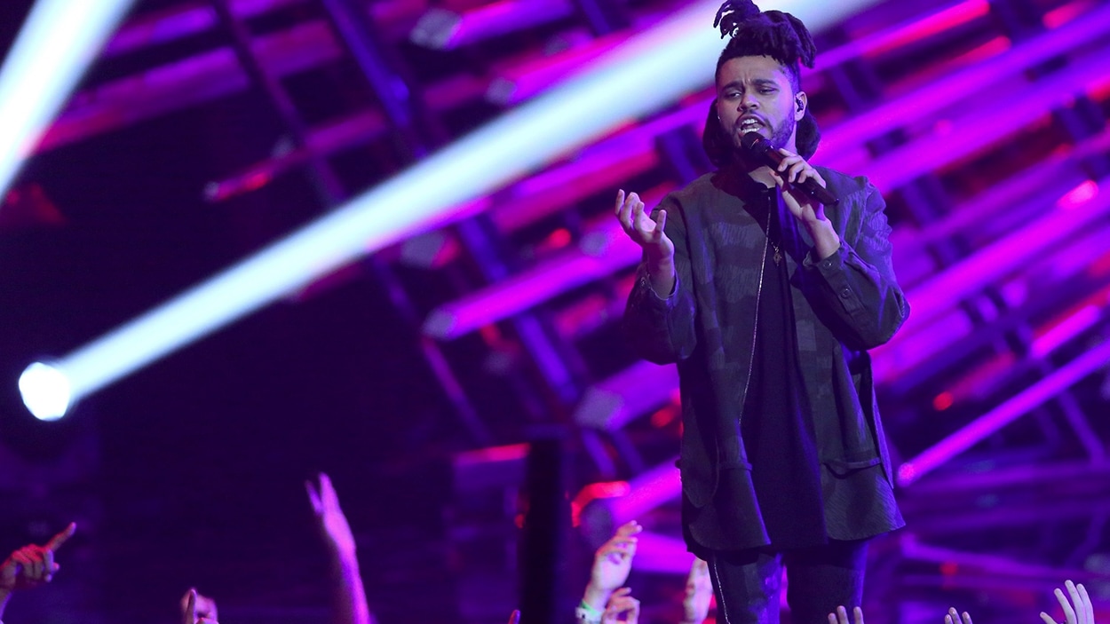Le chanteur canadien The Weeknd