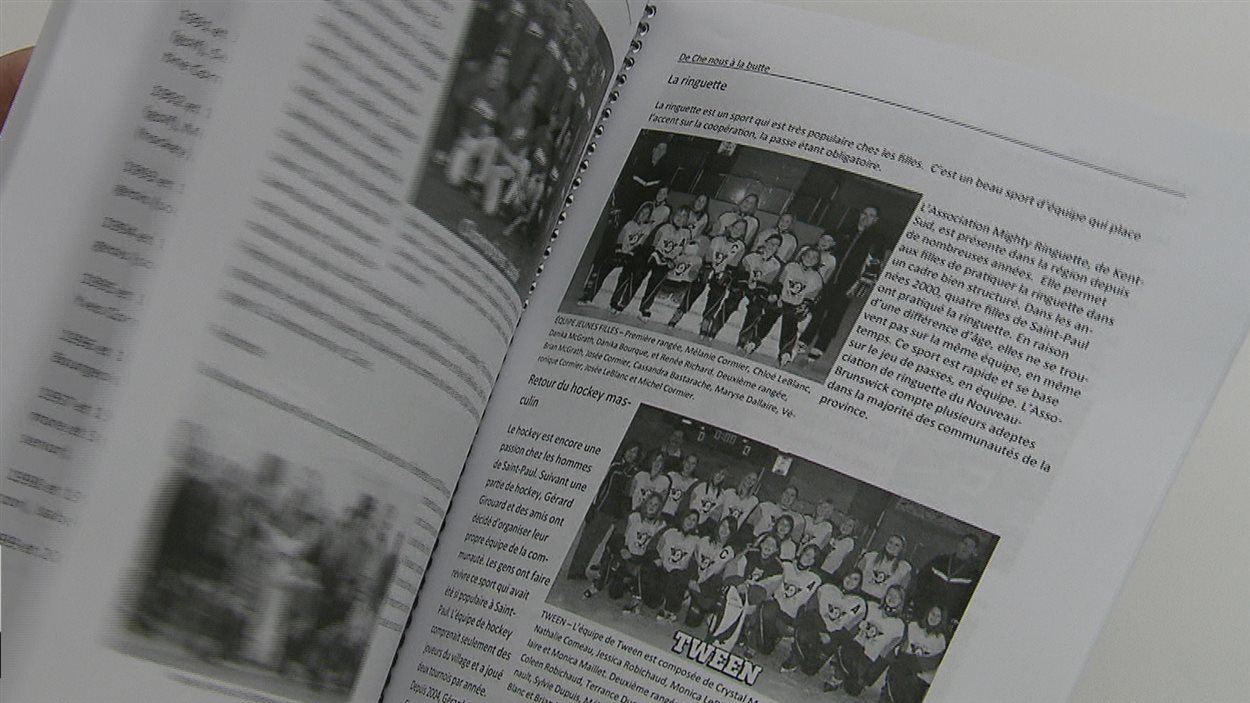 Le livre «De che nous à la butte» relate 130 ans d'histoires sportives à Saint-Paul de Kent, au Nouveau-Brunswick. 