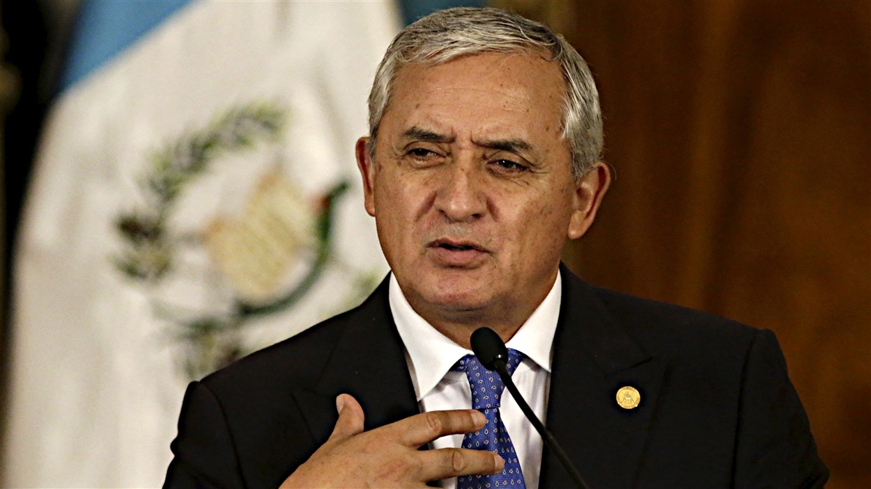 Le président guatémaltèque Otto Pérez